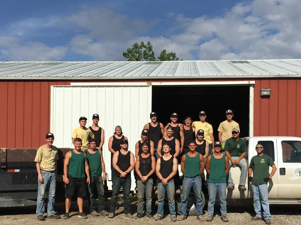 Creative Landscaping crew in Lincoln NE