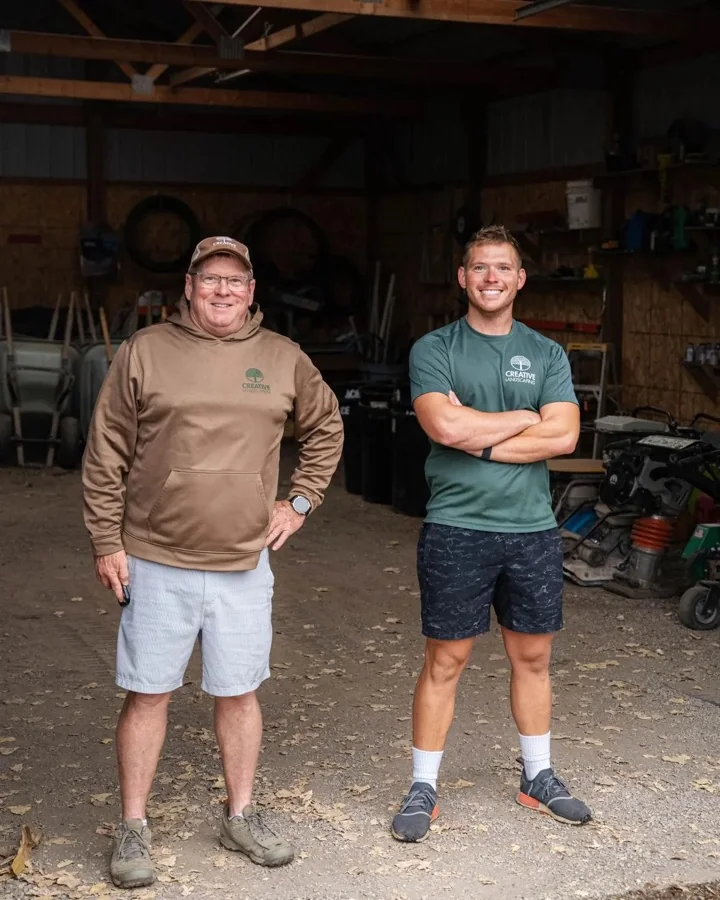 Marvin and Dexter Lambie, owners of Creative Landscaping