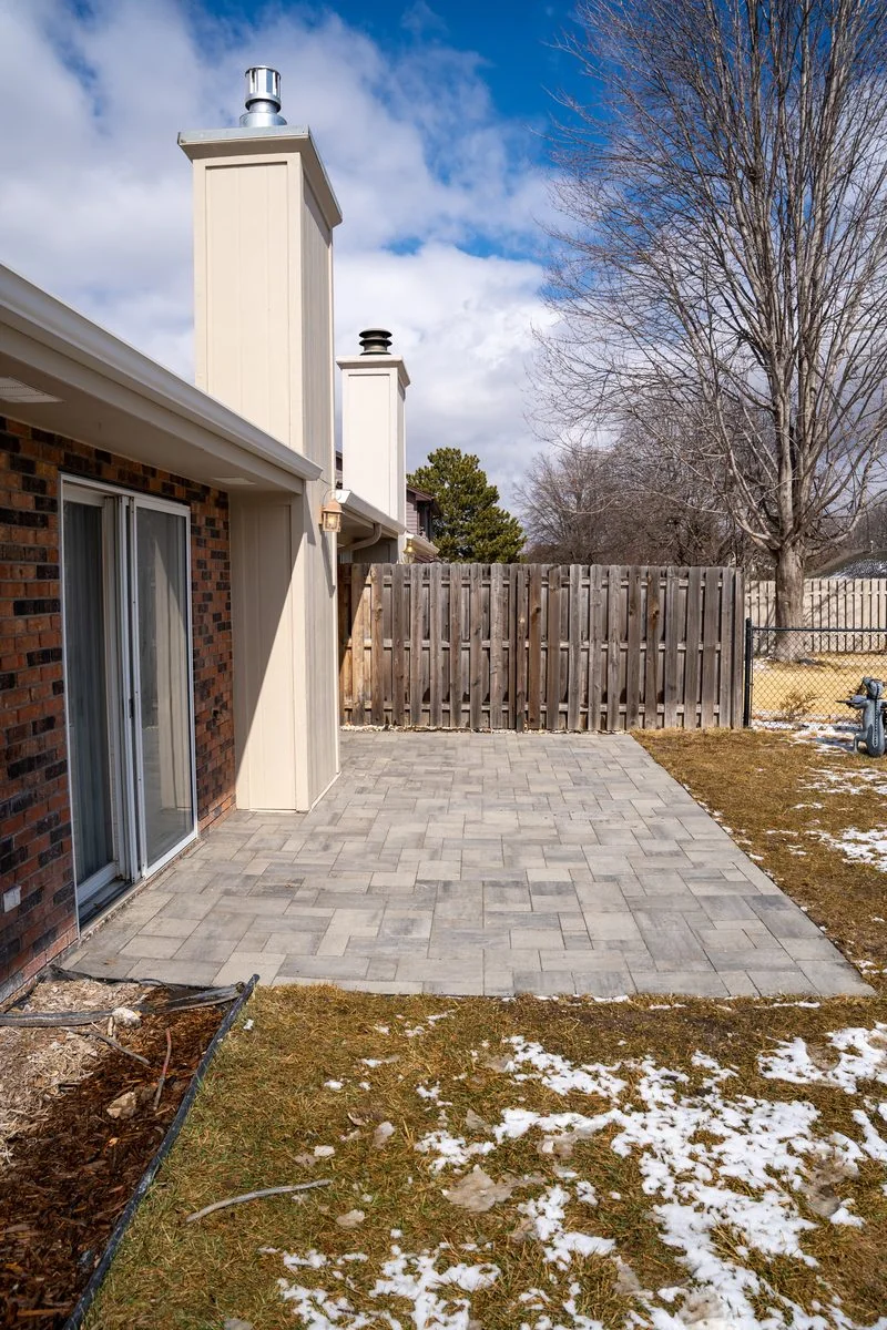 Paver patio installation Lincoln NE