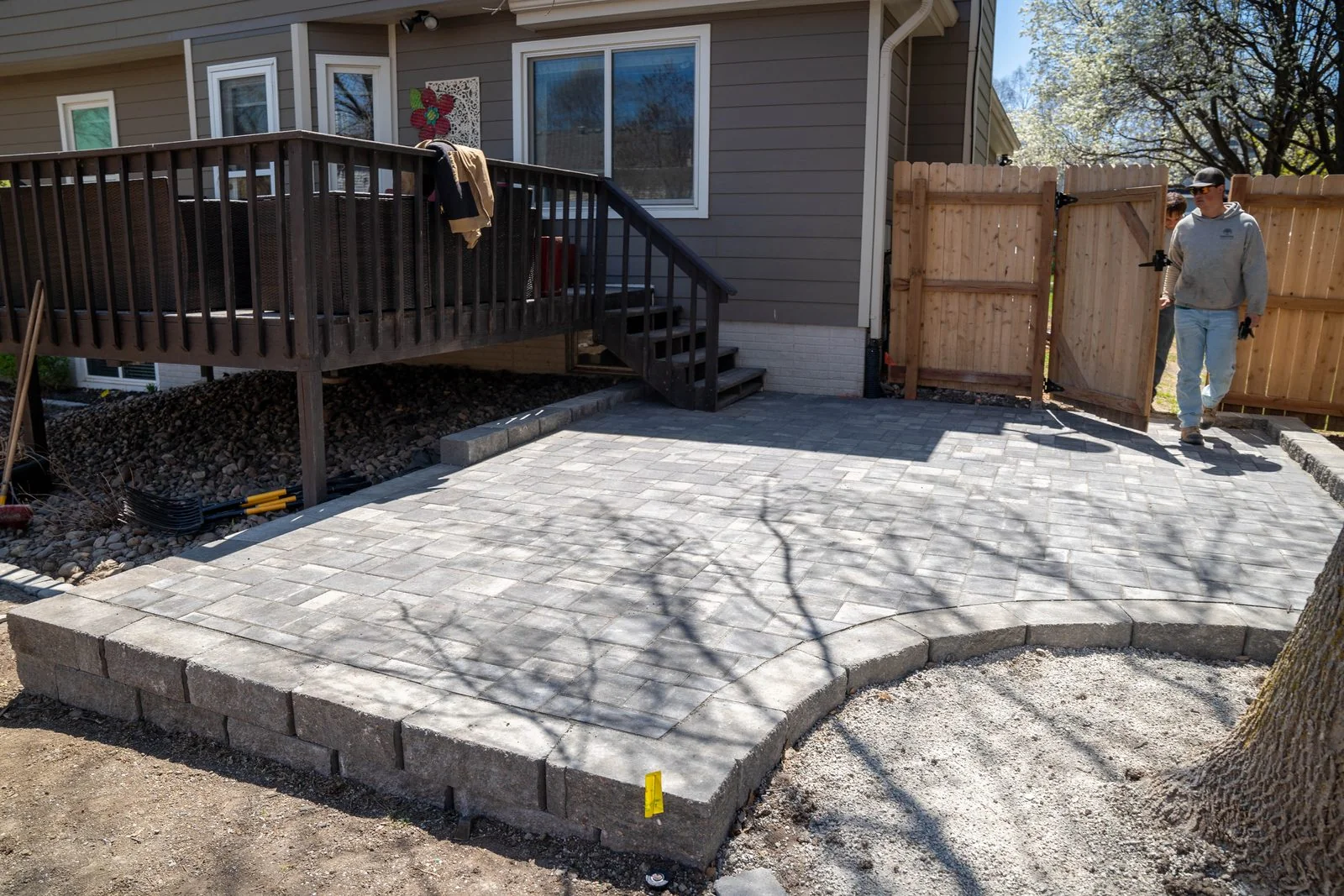 Front yard patio Lincoln NE