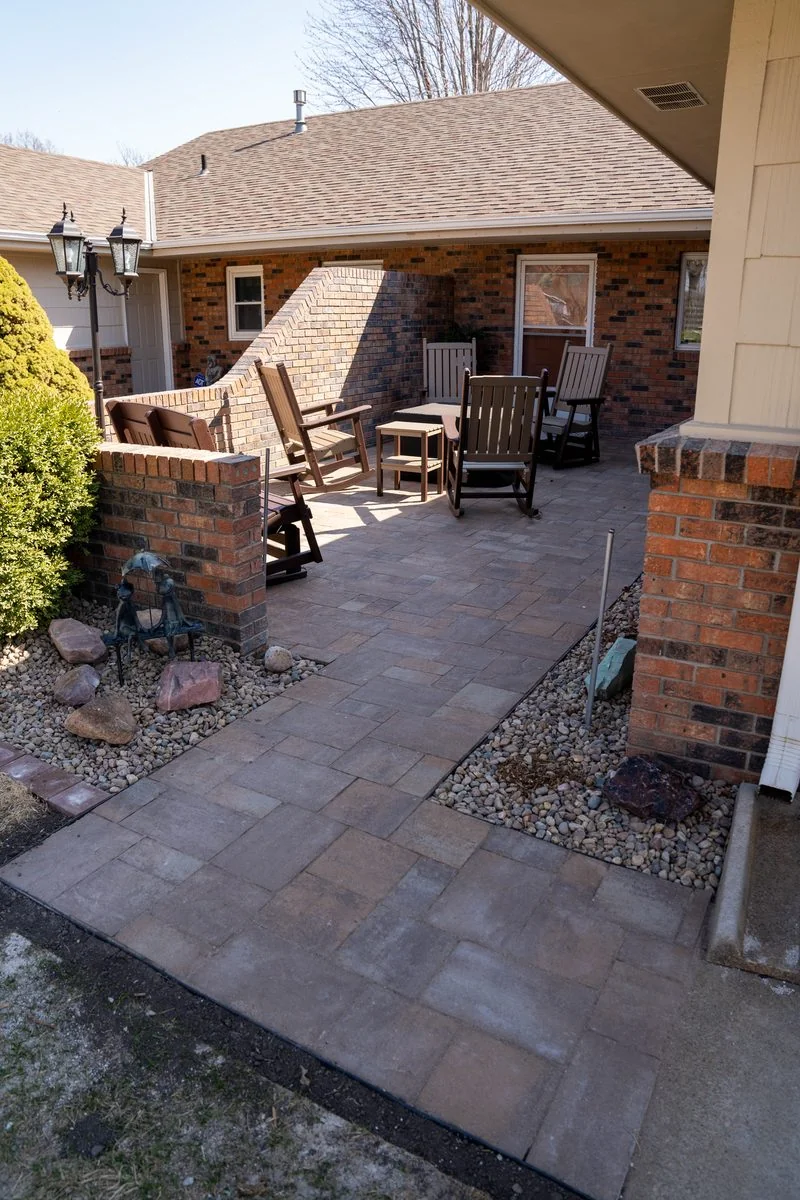 Backyard patio project Elkhorn NE
