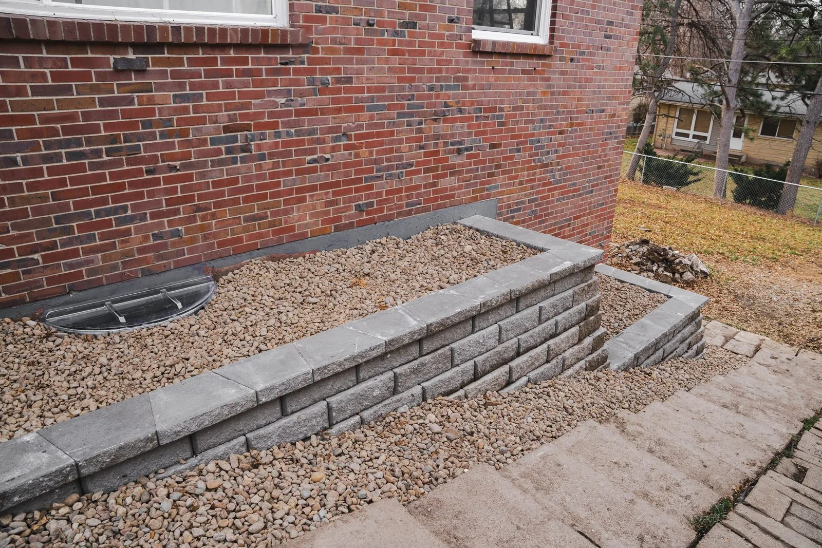 Tiered retaining wall Lincoln NE