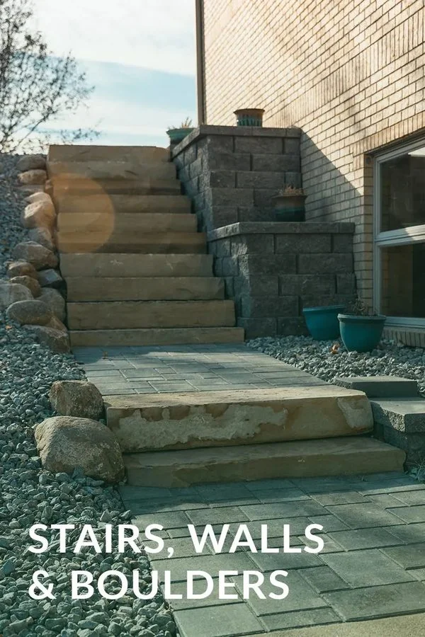 Retaining wall and stairs Lincoln NE