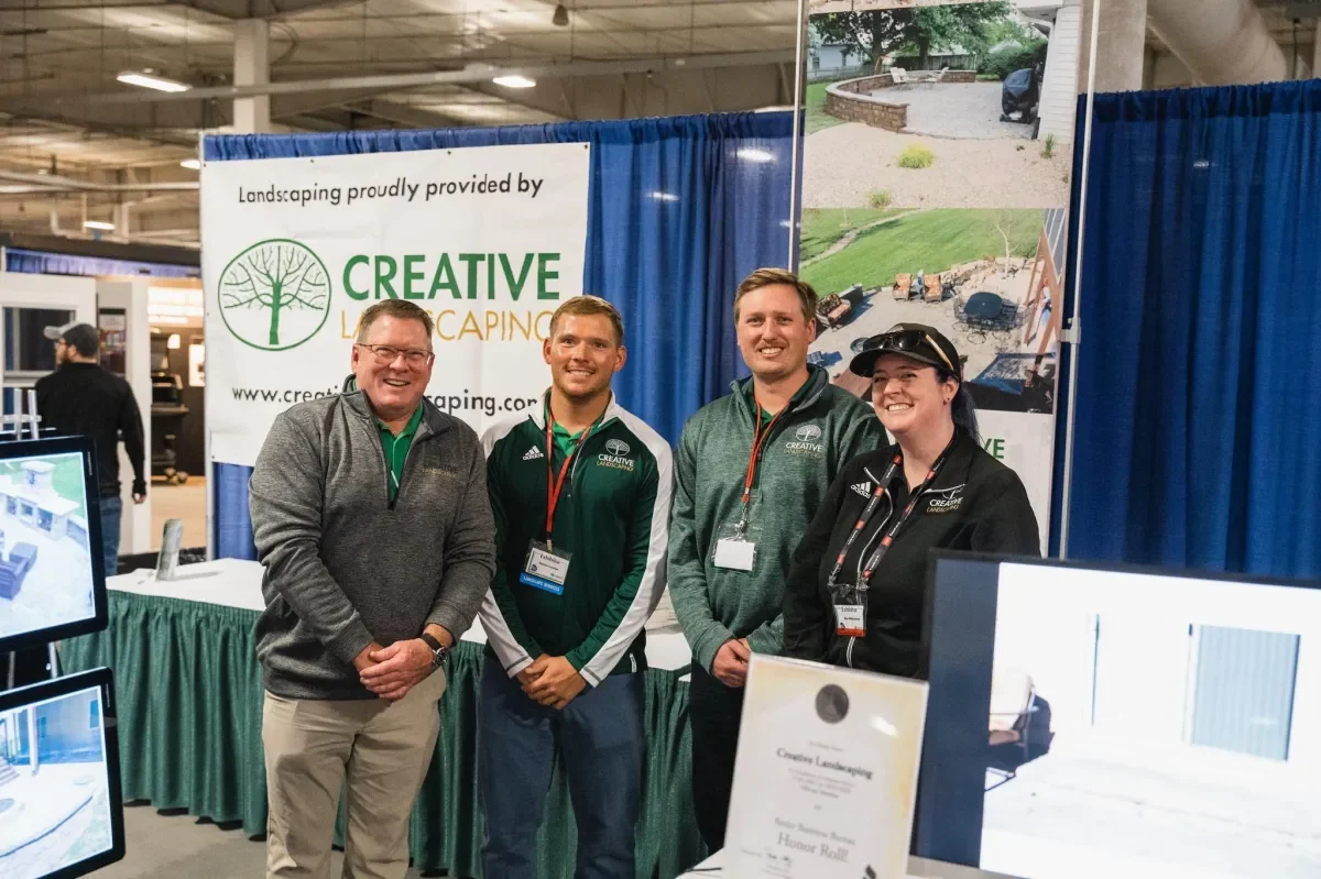 Creative Landscaping team at Lincoln home show